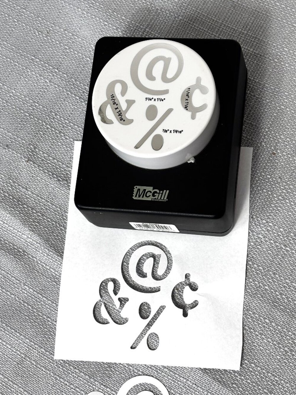 McGill Symbols Collection Paper Punch #69004